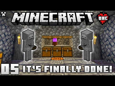 EASY Minecraft Skeleton Farm! | Minecraft Ultra Hardcore Survival Episode 5