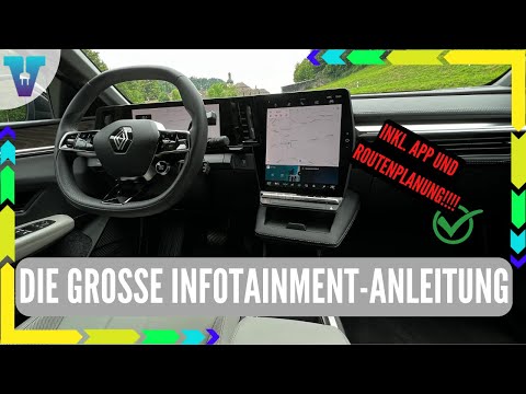 Renault Megane E-Tech Infotainment - Google, Infos, Tipps uvm. [Deutsch 4K] | Vision E Drive Nr.176