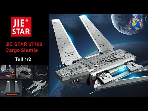JIE STAR® 67108 Cargo Shuttle ein Modelle im Minifigur-Maßstab Teil 1
