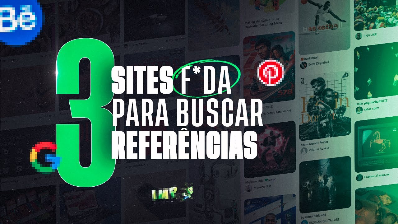 3 SITES que TODO Designer Gráfico PRECISA Conhecer! Melhore Suas Referências AGORA!