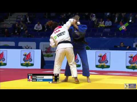 Judo 2016 European Championships Kazan: Emane (FRA) - Stam (GEO) [-70kg] final