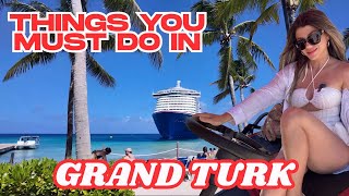 GRAND TURK CRUISE PORT 🚢 NO EXCURSION NEEDED! CARNIVAL MARDI GRAS