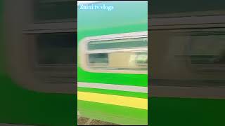 Crossing green line || pak railway || train lover ||Millat express || tourism || traveling vlog