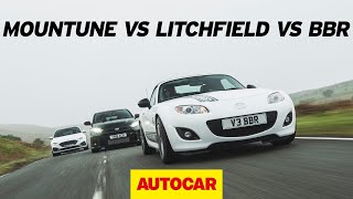 The best tuner cars? BBR MX5 vs Litchfield GR Yaris vs Mountune Focus ST | Autocar by Autocar