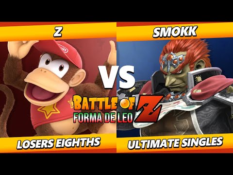 Battle of Z  - Z (Diddy Kong) Vs. Smokk (Ganondorf) Smash Ultimate Tournament
