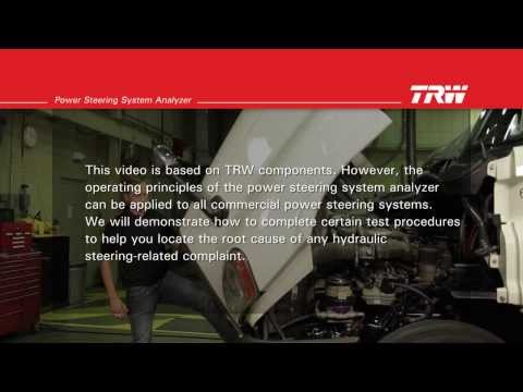 TRW Commercial Steering Systems : Power Steering System Analyzer Installation, Use, and Tests