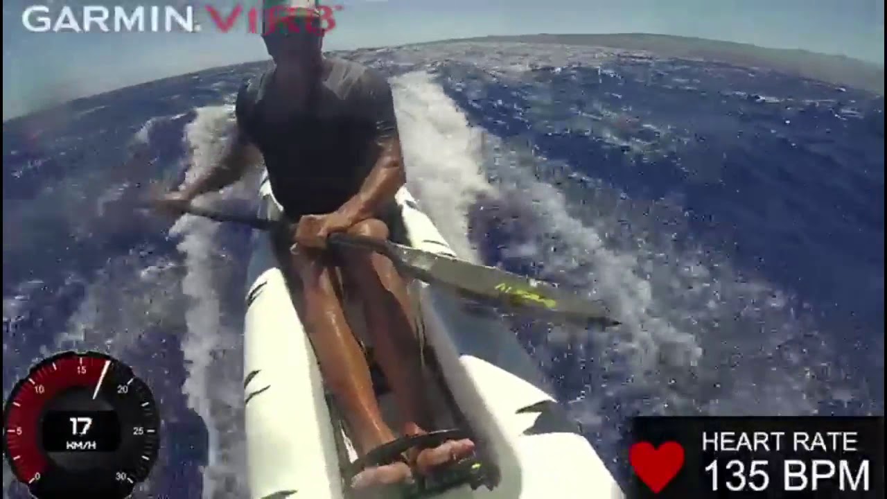 Catching Runs and Bracing Downwind in the Maui Channel