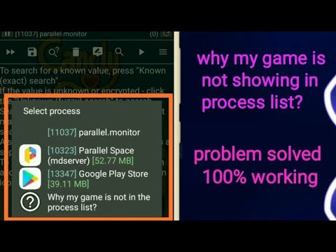 How to fix, my game is not showing in the process list of game guardian।।2020।।