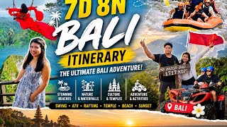 Bali 7D8N travel guide you need #bali  #ဘာလီ #trekking #beach #nature