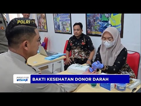 DITLANTAS POLDA SULTENG GELAR BAKTI KESEHATAN