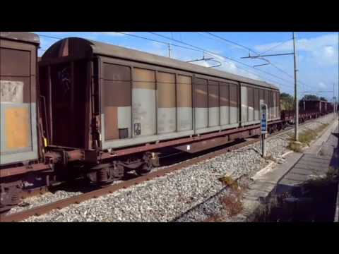 E655.190 AL TRAINO DI 2 LOCOMOTORI DI RIMANDO E CARRI MISTI!