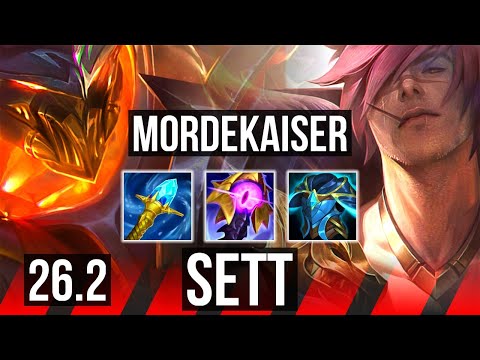 MORDEKAISER vs SETT (TOP) | NA Master | 26.2