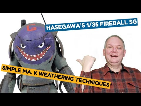 Simple Ma. K Weathering: Hasegawa's 1/35 Fireball SG