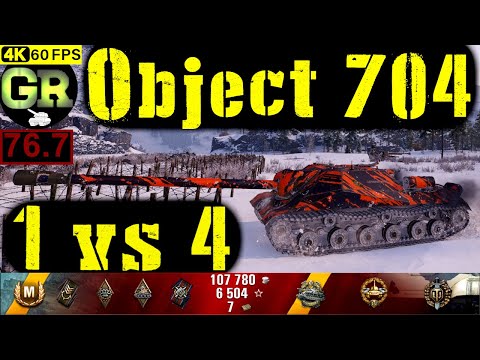 77_World of Tanks Object 704 WoT Replay - 7 Kills 6.1K DMG(Patch 1.5.0)
