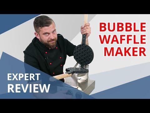 Stainless steel bubble waffle maker, for restaurant