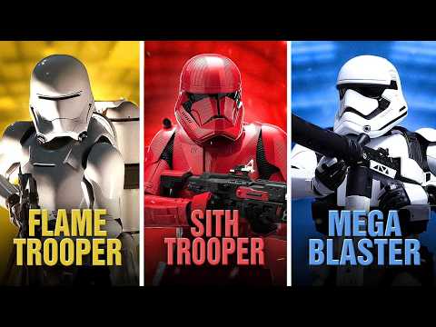 EVERY SINGLE First Order Stormtrooper Type/Variant Explained!