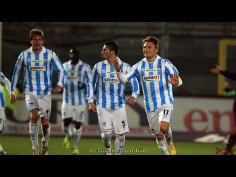 GUBBIO - PESCARA 0-2 - SERIE B WIN - GOAL SANSOVINI INSIGNE - Worst Miss EVER!! Lorenzo Insigne