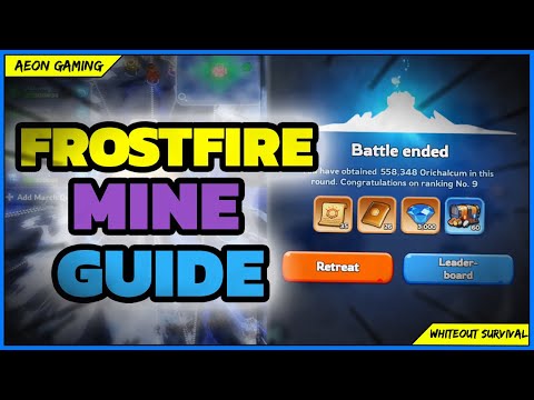🔥Best Hack so Far! Here are Complete Guides & Tips for The FrostFire Mine Event in Whiteout Survival