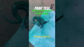Paint Test - Testor’s Translucent Green Spray Enamel #minipainting