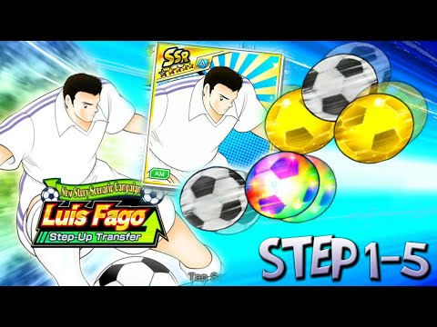 LUIS FAGO PAID STEP 1-5!! 🇵🇹🔥 Captain Tsubasa Dream Team: Paid Only Luis Fago Madrid (INDONESIA)