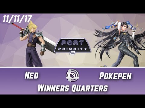 Port Priority 2 - Ned (Cloud) Vs. Pokepen (Bayonetta) - Winners Quarters