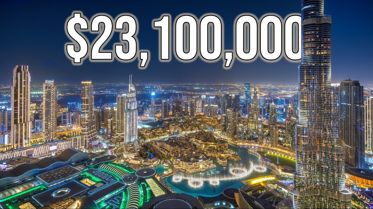 Touring the MOST LUXURIOUS Penthouse in DUBAI overlooking the TALLEST Building in the WORLD