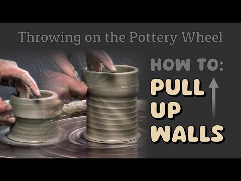 How to Pull Up Walls of a Pot while Throwing Pottery