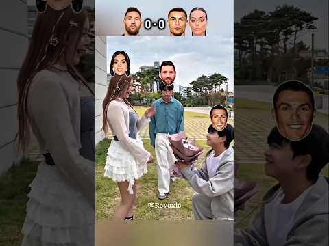 Messi vs Ronaldo, Georgina & Mbappe, Neymar #ronaldo #messi #shorts