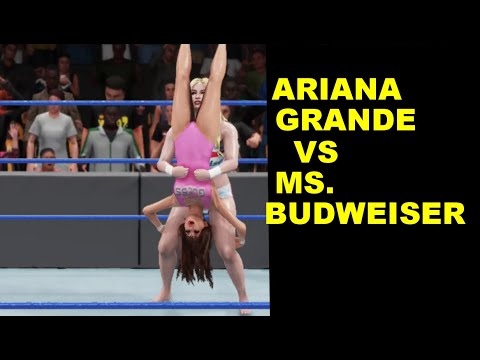 WWE 2K18 Ariana Grande vs Ms. Budweiser - No Holds Barred