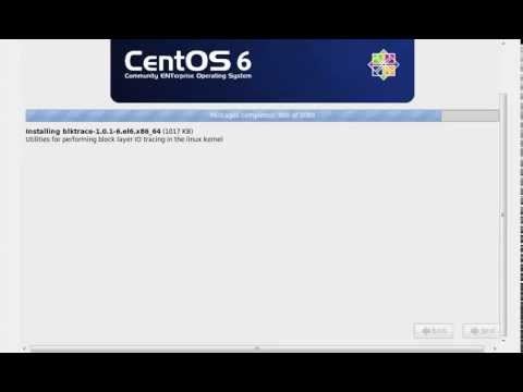 comment installer centos