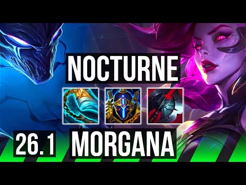 NOCTURNE vs MORGANA (JGL) | 7k gold comeback | EUW Master | 26.1