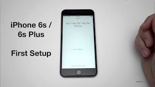 iPhone 6s Plus First Setup