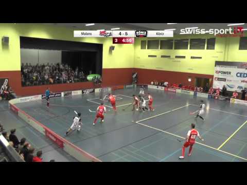 150325 Alligator Malans vs Floorball Koeniz Spiel 1 Highlights
