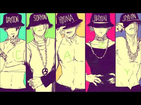 【4MINUTE】 Crazy -male ver.