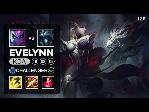 Evelynn vs Karthus Jungle - EUW Challenger - Patch 12.9 Season 12