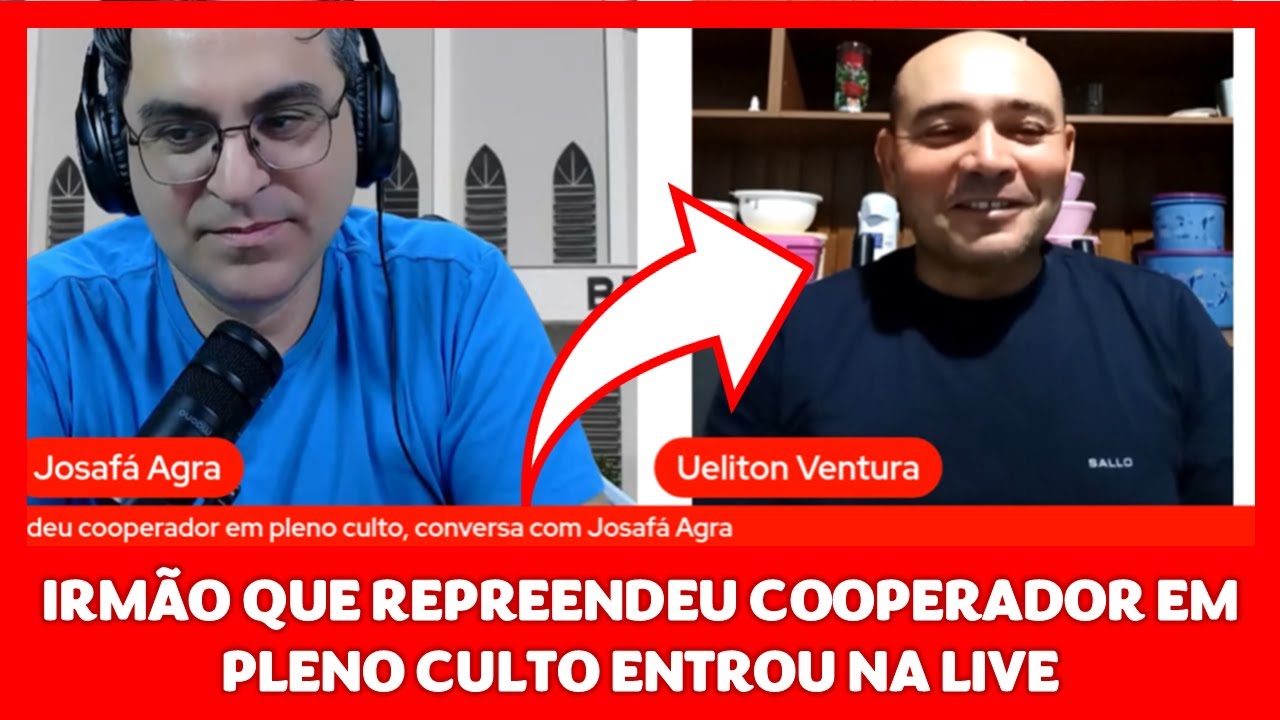 ELE É DA ASSEMBLEIA DE DEUS E REPREENDEU COOPERADOR NO CULTO