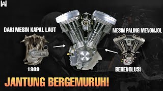 Download lagu JANTUNG BERSUARA GEMURUH‼️MAHAKARYA MESIN TERBAIK, SEJARAH DAN EVOLUSI MESIN V TWIN HARLEY DAVIDSON mp3