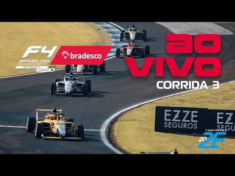 AO VIVO | BRADESCO FIA FÓRMULA 4 BRASIL | ETAPA 3 - CORRIDA 3 | INTERLAGOS, SP
