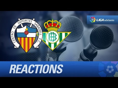 Rueda de prensa de Olmo tras el CE Sabadell (2-3) Real Betis - HD