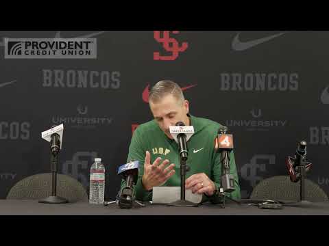 MBB | USF vs. Santa Clara Postgame w/ Chris Gerlufsen