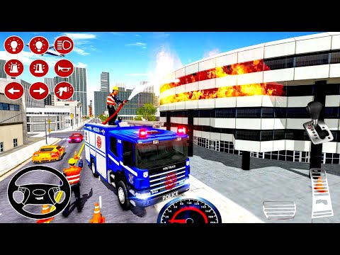 Police Ambulance Fire Truck Simulator 2021 - Android gameplay #1