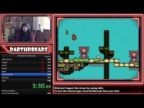 Little Samson [Any % Easy] Speedrun 8:48 (World Record)