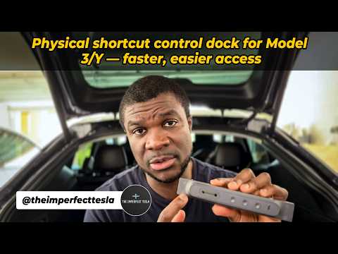 Tesla Model 3/Y Physical Shortcut Buttons | Smart Dock Upgrade