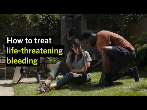 First Aid Training: Life-threatening bleeding