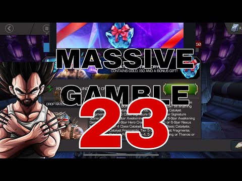 23 x Greater Gifting Crystals 2021 - Massive Gamble is what it is! - marvel contest of champions