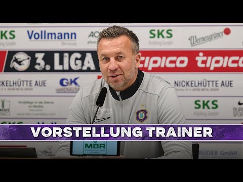 Re-LIVE: Vorstellung von Christoph Dabrowski als neuen Cheftrainer des FC Erzgebirge Aue