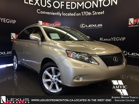 Used 2012 Gold Lexus RX 350 AWD Ultra Premium In Depth Review | Athabasca Alberta