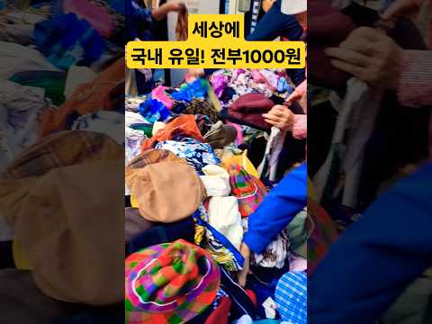 국내 유일 전부 1000원 폭락! #폭락 #옷 #의류 #악세사리 #할인 #세일