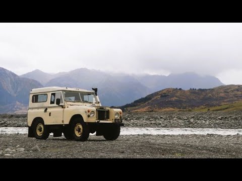 Land Rover trip up the Harper River, New Zealand