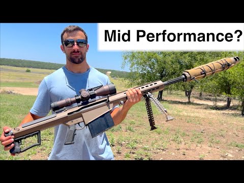 Suppressed Barrett M107 Shooting At 1,000 Yards - Is It Any Good?